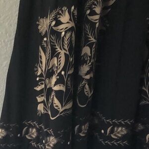 LOFT - Black Midi Skirt